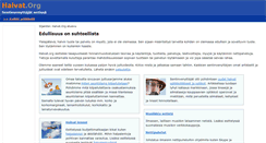 Desktop Screenshot of halvat.org